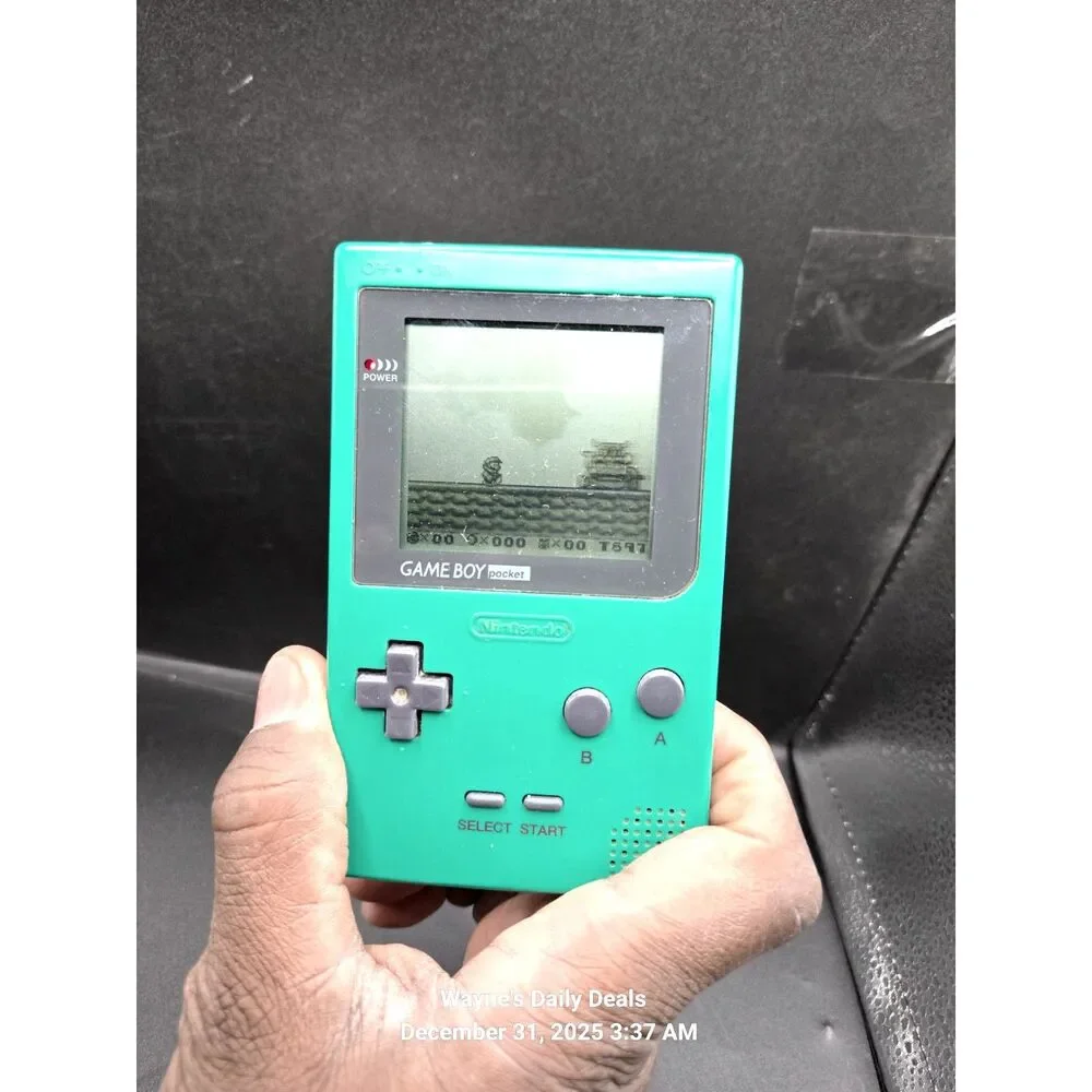 Game Boy Pocket Green – Works Great